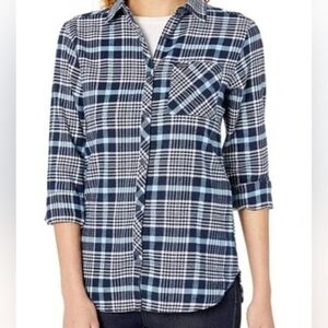 Columbia Women's Flannel Plaid Long Sleeve Shirt SIZE SMALL